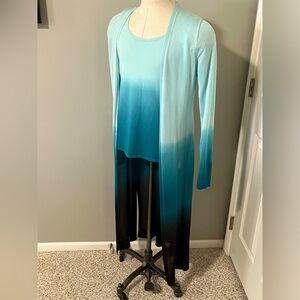 WHBM Ombré Cover-up & Sweater tank
